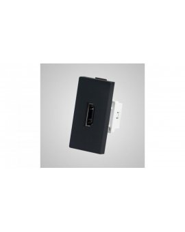 TouchMe Moduł 1/2 gniazdo HDMI czarne TM906B