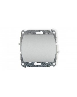 TREND Przycisk jednobiegunowy srebrny metalik 7WP-4.1