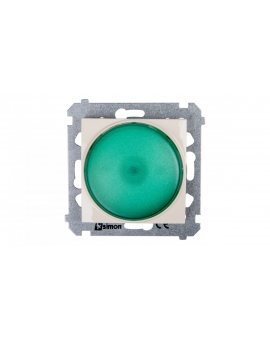 Simon 54 Sygnalizator świetlny LED zielone światło kremowy DSS3.01/41