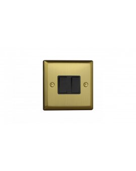 Łącznik uniwersalny schodowy podwójny 10A 230V klawiszowy - kolor złoto szlifowane M-E2SZ