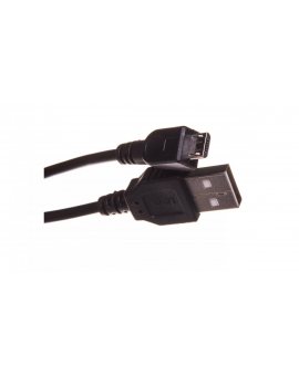Kabel połączeniowy microUSB 2.0 Typ USB A/microUSB B, M/M czarny 1,8m AK-300127-018-S