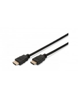 Kabel połączeniowy HDMI Highspeed 1.4 z Eth. GOLD Typ HDMI A/HDMI A, M/M czarny 10m AK-330107-100-S