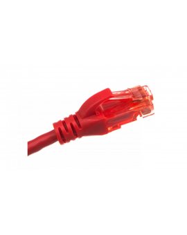 Kabel krosowy (Patch Cord) U/UTP kat.6 czerwony 0, 5m DK-1612-005/R
