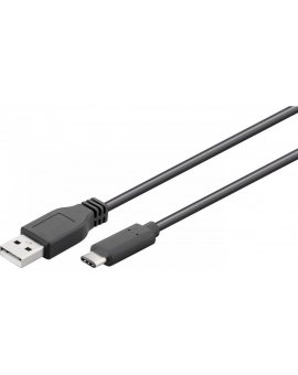 Przewód USB 2.0 HighSpeed USB-C - USB-A 1,8m 55468