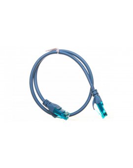 Kabel krosowy (Patch Cord) U/UTP kat.5e niebieski 0,5m DK-1512-005/B