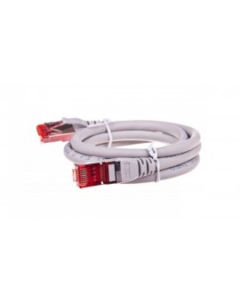Kabel krosowy (Patch Cord) S/FTP kat.6 szary 1m DK-1644-010