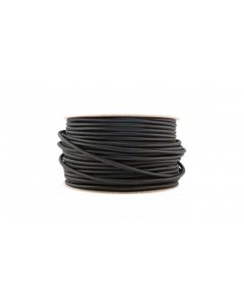 Kabel PREMIUM 2 żyłowy czarny 2x0,75mm2 1m LUX05710