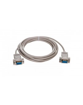 Kabel połączeniowy RS232 null-modem Typ DSUB9/DSUB9, Ż/Ż beżowy 3m AK-610100-030-E