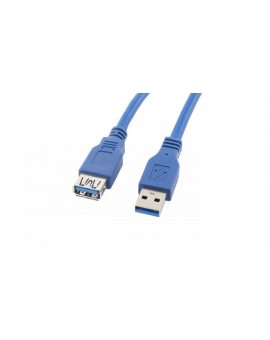 Przedłużacz USB 3.0 SuperSpeed niebieski 3m LANBERG CA-US3E-10CC-0030-B