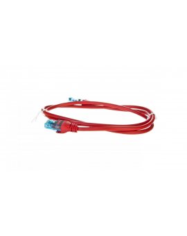 Kabel krosowy (Patch Cord) U/UTP kat.5e czerwony 1m DK-1512-010/R