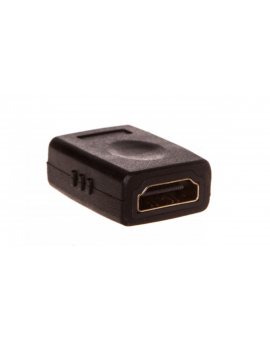 Adapter HDMI Highspeed 2.0 z Eth. Typ HDMI A/HDMI A, Ż/Ż czarny AK-330500-000-S