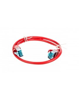 Kabel krosowy (Patch Cord) U/UTP kat.5e czerwony 0, 5m DK-1512-005/R