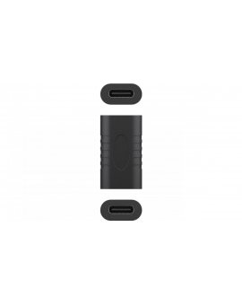 Adapter USB 3.0 Superspeed USB-C - USB-C czarny 45401