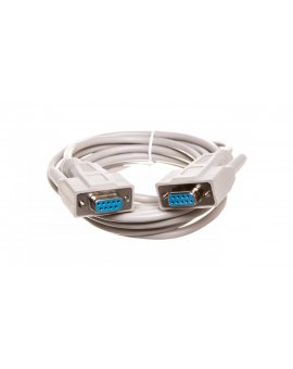 Kabel połączeniowy RS232 1:1 Typ DSUB9/DSUB9, Ż/Ż beżowy 3m AK-610106-030-E