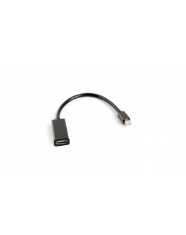 Adapter mini DisplayPort 1.2 - HDMI 0,1m czarny AD-0005-BK