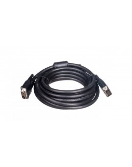 Kabel połączeniowy DVI-D Dual Link Typ DVI-D(24+1)/DVI-D(24+1), M/M czarny 5m AK-320101-050-S