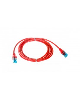 Kabel krosowy (Patch Cord) U/UTP kat.5e czerwony 2m DK-1512-020/R