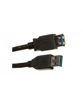 Kabel połączeniowy USB 3.0 Typ USB A/USB A, M/Ż czarny 3m AK-300203-030-S
