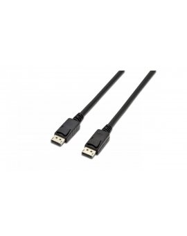 Kabel połączeniowy DisplayPort 1.2 Typ DP/DP, M/M czarny 10m AK-340100-100-S