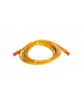 Kabel krosowy (Patch Cord) U/UTP kat.6 żółty 3m DK-1612-030/Y