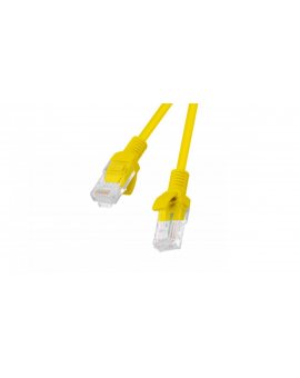 Kabel krosowy patchcord F/UTP kat.5e 0,25m żółty PCF5-10CC-0025-Y