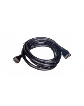 Kabel przedłużający HDMI Highspeed 1.4 z Eth. GOLD Typ HDMI A/HDMI A, M/Ż czarny 3m AK-330201-030-S