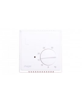 Termostat 230V 10A 5-30°C IP30 biały EK054
