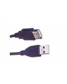 Przedłużacz USB-A (M) - USB-A (F) 2.0 + Ferryt 1,8m