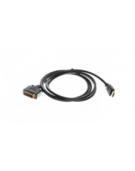 Kabel adapter HDMI Highspeed 1.3 Typ HDMI A/DVI-D(18+1), M/M czarny 2m AK-330300-020-S