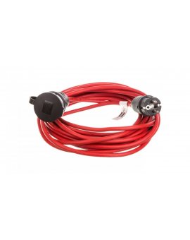 Kabel przedłużający (przedłużacz) 10m czerwony 1x230V IP44 AT-N05V3V3-F 3G1, 5 1167464