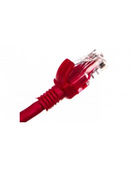 Kabel krosowy patchcord U/UTP kat.6 5m czerwony