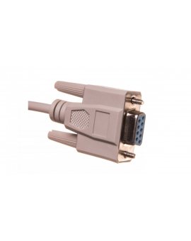 Kabel transmisyjny szeregowy RS232 Sub-D9 (F) - Sub-D9 (M) 5m beżowy