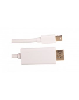 Kabel adapter mini DisplayPort 1.2 - HDMI 2m biały 52861