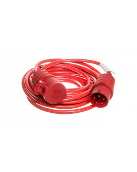 Kabel przedłużajacy (przedłużacz) Super-Solid IP44 10m CEE 400V/16A czerwony AT-N07V3V3-F 5G1,5 1168580