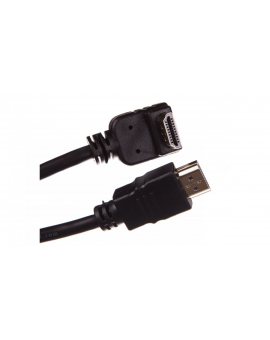 Kabel HDMI (M) - HDMI (M) V1.4 LAN kątowy 90stopni 3m