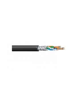 Kabel teleinformatyczny przemysłowy SF/UTP 4x2x24AWG kat.5e linka PVC BL-74002E.00305 /305m/