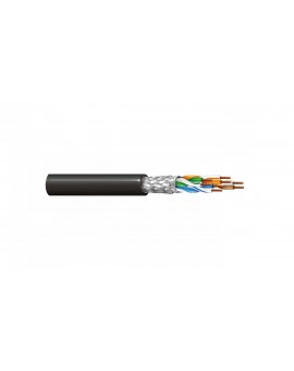 Kabel teleinformatyczny przemysłowy SF/UTP 4x2x24AWG kat.5e drut PVC BL-74001E.00305 /305m/