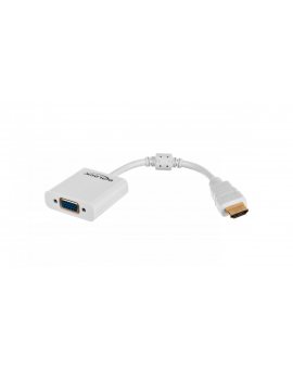 Adapter HDMI-A (M) - VGA D-Sub15 (F) 25cm
