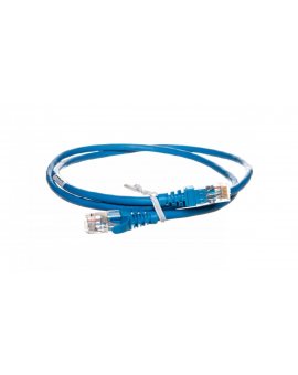 Kabel krosowy (Patch Cord) SF/UTP kat.6 niebieski 1m 051752