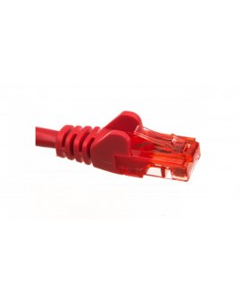 Kabel krosowy patchcord U/UTP kat.6 CCA czerwony 0, 5m 68436