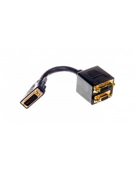 Adapter DVI-I(24+5) (M) DUAL LINK - DVI-I(24+1) (F) + VGA D-Sub15 (F)