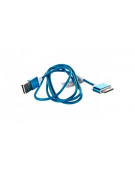 Kabel transmisja i ładowanie iPhone iPad iPod 1.0m niebieski 07934-OEM