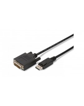 Kabel adapter DisplayPort 1.2 Typ DP/DVI-D(24+1), M/M czarny 5m AK-340301-050-S