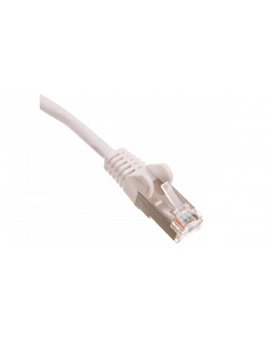Kabel krosowy patchcord F/UTP kat.5e CCA biały 30m 93497