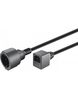Kabel przedłużający do UPS IEC C14 - Schuko (type F, CEE 7/7) 0, 2m 51476
