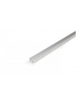 Profil led SLIM8 A/Z 1m aluminiowy srebrny surowy (wąski do taśmy led o szerkości max 8mm) LUX00209