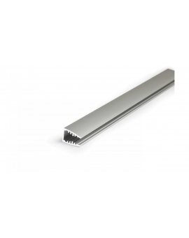 Profil aluminiowy led Mikro10 do szyb o grubości do 6mm anodowany srebrny TOPMET LUX00255 /1m/