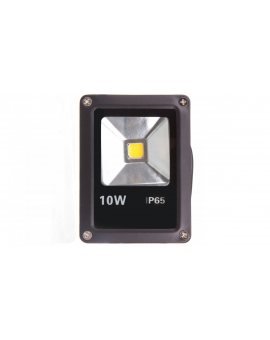 Naświetlacz LED INNOVO 10W 220-240V AC IP65 600lm 87mA ciepła biała czarny SLIM IN-SFC10W-32