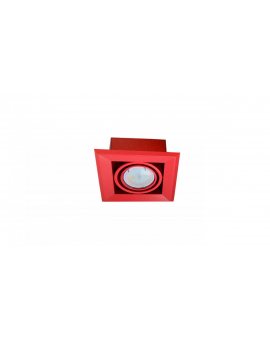 Lampa podtynkowa blocco czerwony 1x7W GU10 LED 560 lm ML838