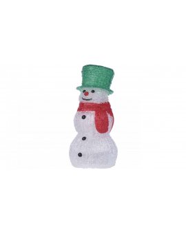 Ozdoby świąteczne bałwan XMAS snowman TIMER 1,28W 20LED IP20 zimny biały ZY1901